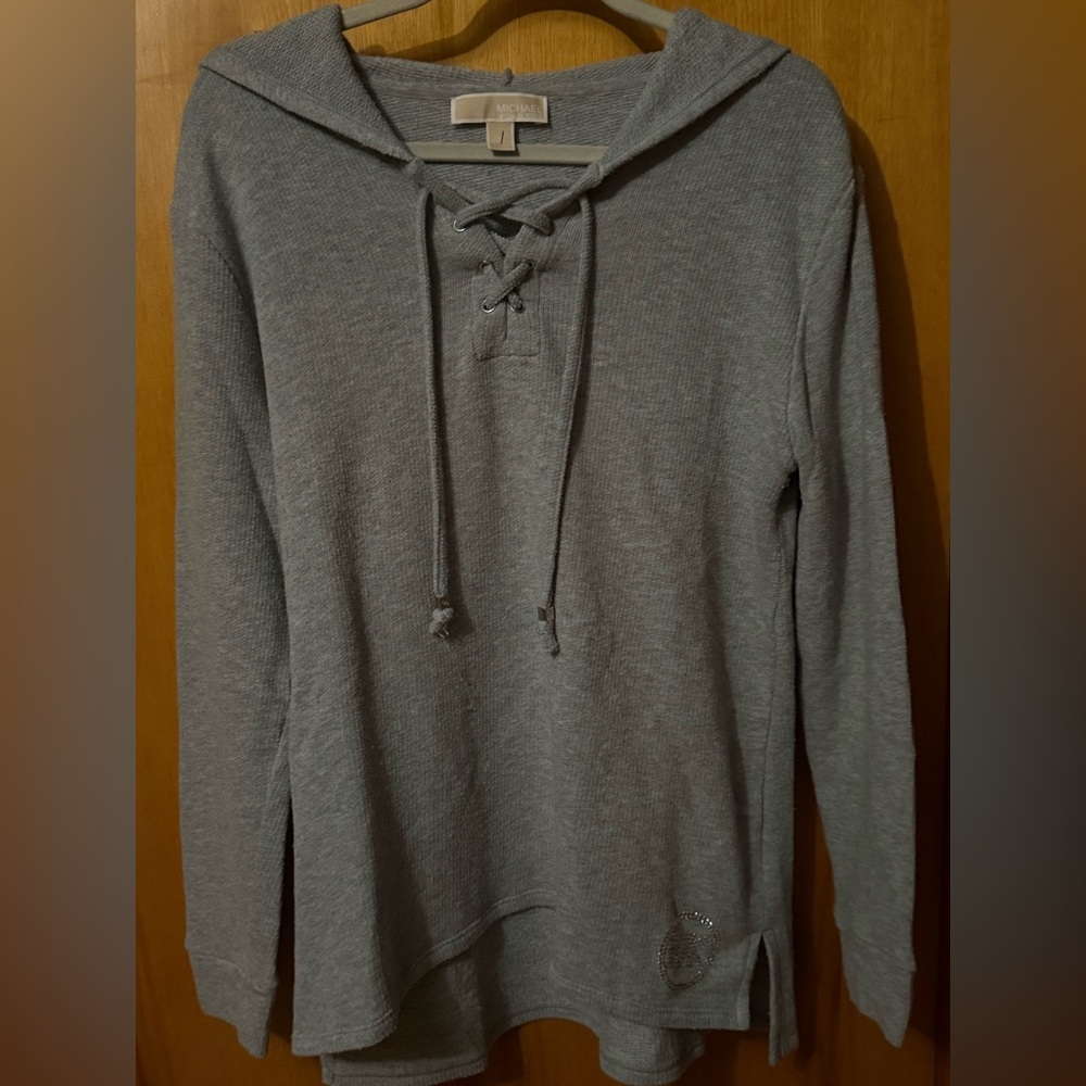Michael Kors Lace-Up Hoodie